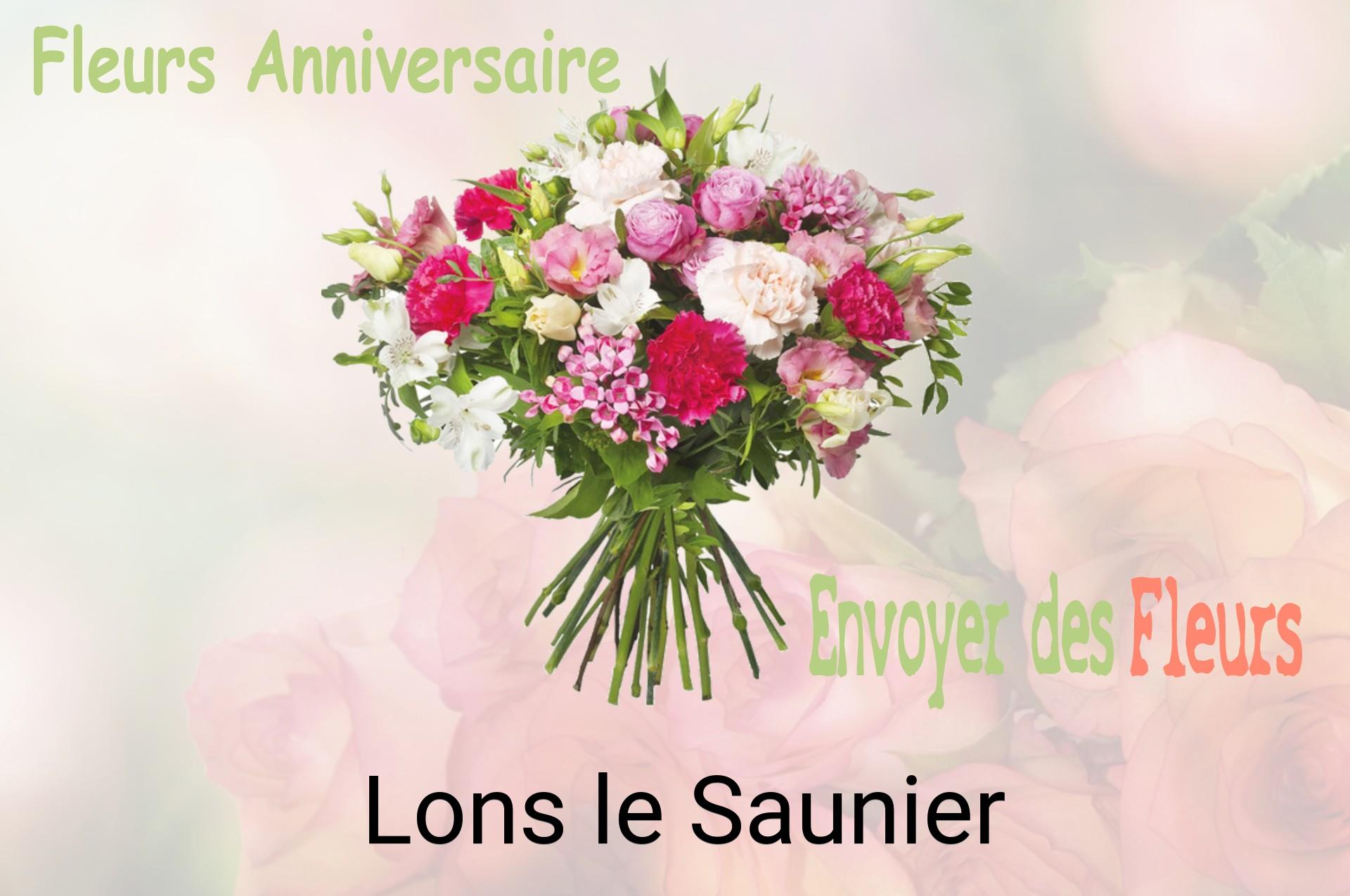 Bouquet de fleurs d’anniversaire livré à Lons-le-Saunier