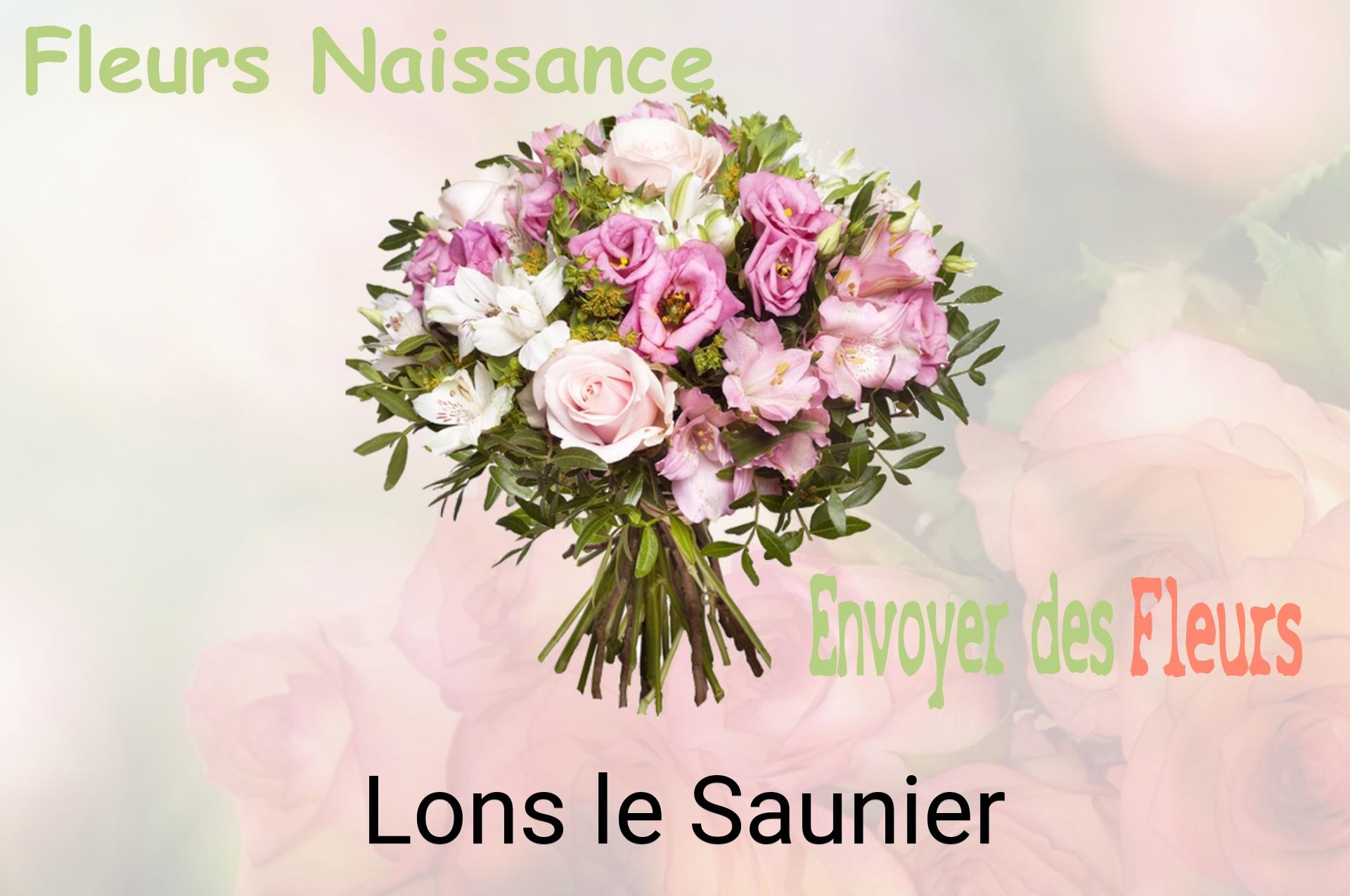 Bouquet de fleurs de naissance livré à Lons-le-Saunier