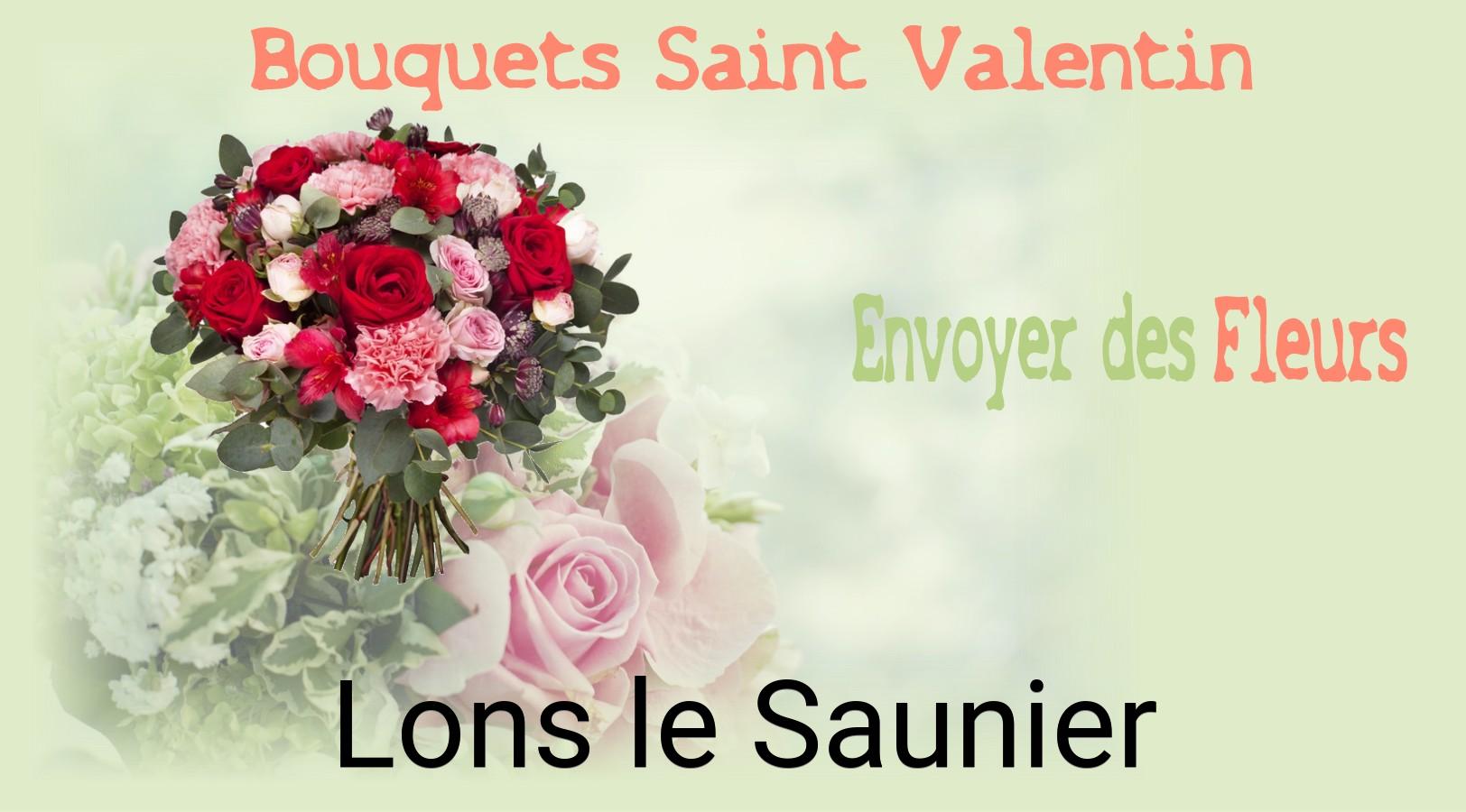 Roses de Saint-Valentin livrées à Lons-le-Saunier